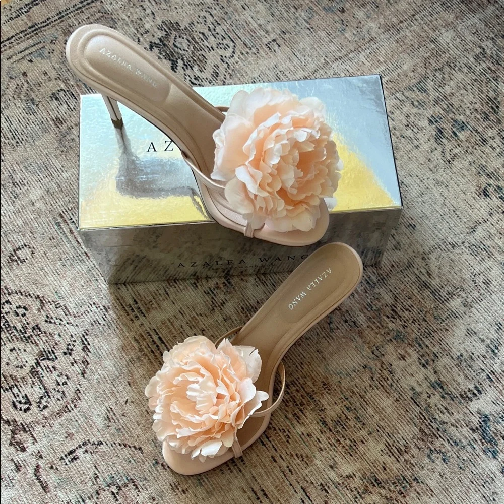Azalea Wang Peach Blossom Heels - Picture 1 of 6